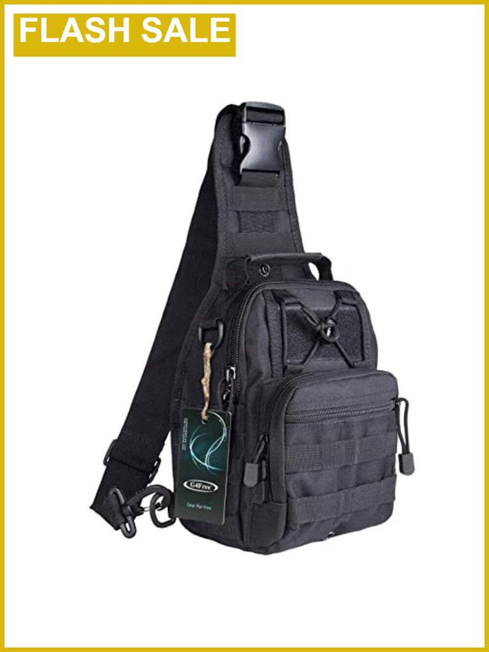 Tactical Sling Backpack Lightweight 7L EDC Crossbody Bag Outdoor Sport Shoulder